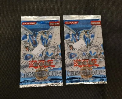 YuGiOh Cybernetic Revolution 1st Edition Booser pack X2 - Image 1 of 2
