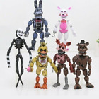 6 Pcs Five Nights at Freddy's FNAF Toys Action Figures Set for Children 6 inch