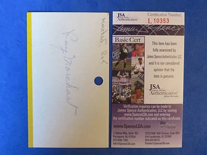 CHRIS SHORT SIGNED CUT ON 3x5 INDEX CARD ~ JSA L08282 - Tough Phillies Autograph - Picture 1 of 1