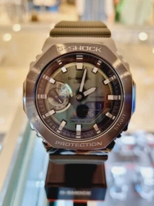 Casio G-Shock Green GM-2100B-3ADR Dark Grey Case Men's Sport Watch Original New - Picture 1 of 5