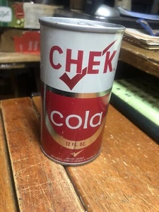 Vintage Chek Cola Zuglasche Dose leer - Bild 1 von 6