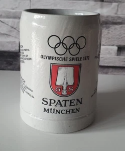Bierkrug, Olympische Spiele 1972, Spaten München, 0,5 Liter, Sammlerstück - Bild 1 von 11