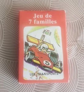JEU DE 7 FAMILLES "LES TRANSPORTS" Hemma. Années 70 Automobile , Moto , Avions.. - Photo 1/5