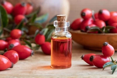 Rosehip Oil Organic 100% Natural Cold Pressed Dropper Bottle 30ml,50ml - Image 1 of 3