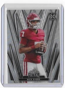 Nick Evers 2024 BLATTMETALL SILBER PRISMATISCHER ROOKIE #145 UCONN HUSKIES - Bild 1 von 2