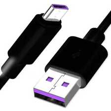 Cable Cargador de USB 3.1 a Tipo C Datos Sincronizacion Carga Móvil 5A Negro