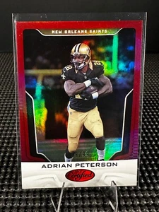 Adrian Peterson 2017 Panini Certified Red /99 #81 New Orleans Saints BOOKEND - Picture 1 of 2