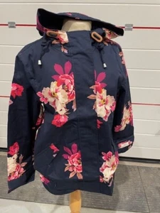 JOULES Coast cappotto giacca blu navy floreale taglia 12 16 prezzo di listino £ 99,95 spedizione gratuita - Foto 1 di 4