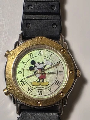 Часы Lorus' Disney Mickey Mouse Melody легкие винтажные - Изображение 1 из 4