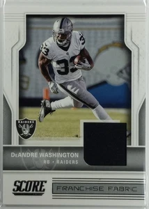 2017 Score DeAndre Washington Franchise Fabric #12 MEM - Picture 1 of 3