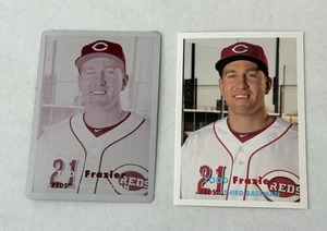 Placa de impresión magenta 1/1 Todd Frazier 2015 Topps Archives Cincinnati Reds rara - Imagen 1 de 6
