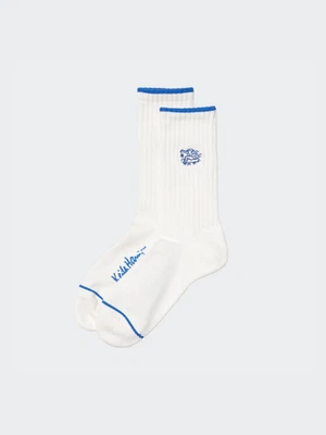 UNIQLO  Keith Haring Skateboarder Cotton Blend Socks - UK 8-11 EURO 42-46 NWT - Image 1 of 4