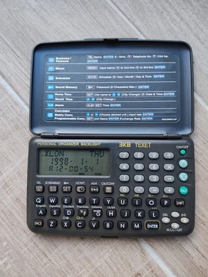 Vintage Retro 90s Personal Organiser Calculator VGC Tested - Image 1 of 4