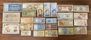 Lot Of 25 Banknotes All Different (Ref: L-23) - Picture 1 of 1