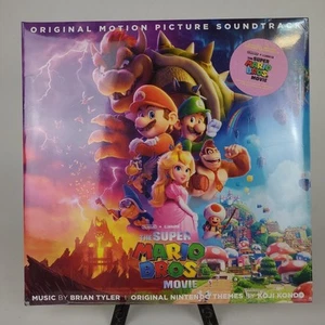 Super Mario Bros Movie 2XLP Iam8bit Pink & Yellow Exclusive Colors SEALED - Picture 1 of 6