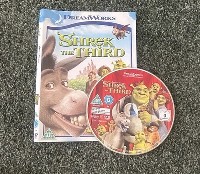 Shrek The Third - DVD & Inlay Inc - NO CASE - Free P&P - Image 1 of 2