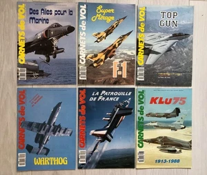 6x Revues Aviation CARNETS DE VOL Année 1988 (Nr 40 41 43 46 49 50) - Picture 1 of 1