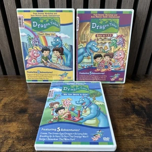 Dragon Tales 3 DVD Lot - Gib nicht auf, arbeite es aus Vintage 2002 Kindershow - Bild 1 von 5