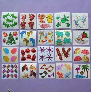 Stickerset 20x Stickeralbum Sticker Vintage 90er Jahre Mix Stickersammlung  - Bild 1 von 1