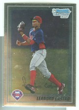 Leandro Castro Philadelphia Phillies 2010 Bowman Chrome