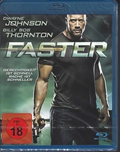 FASTER - Actionknaller mit Dwayne "The Rock" Johnson - Blu Ray - Neu & OVP - Imagen 1 de 2