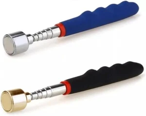 2 Magnet Pick up Tool Telescoping Metal Magnetic Sticks 20 Lbs Extends 7 to 30" - Picture 1 of 6