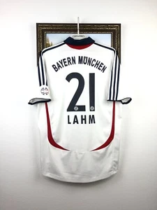 Bayern Munich Away football shirt 2006 Soccer #21 Lahm Adidas Mens Jersey Sz M - Picture 1 of 17