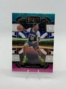 2023-24 Panini Select Jordan Hawkins RC #/49 Teal White Pink Prizm Pelicans - Picture 1 of 2