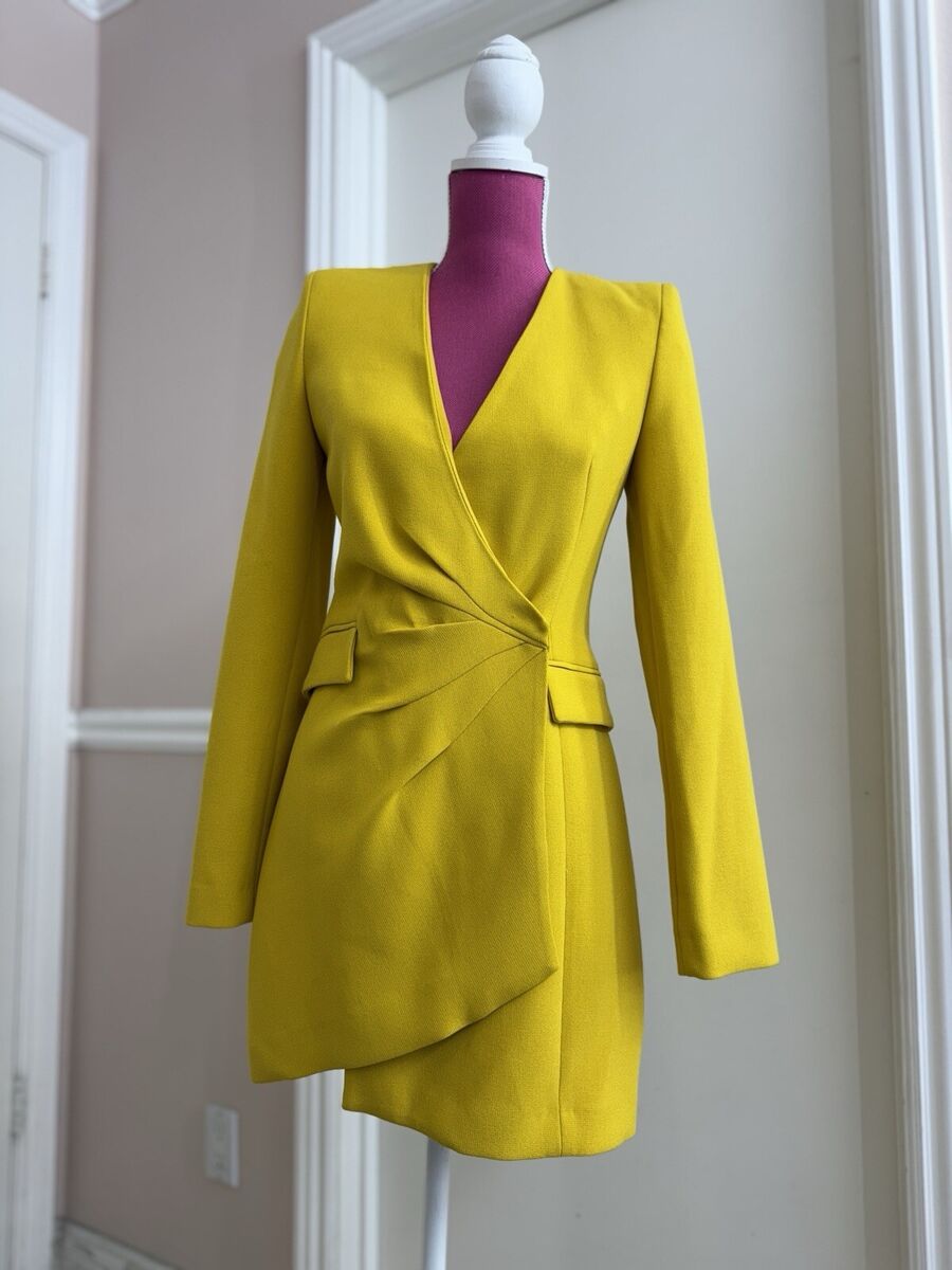 Zara Yellow Coats, Jackets & Vests Polyester Outer Shell for Zara Yellow Coats, Jackets & Vests Polyester Outer Shell for