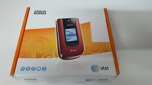 Nokia  6350 - Red (AT&T) Flip Mobile Phone - Picture 1 of 4