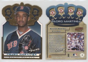 1999 Pacific Gold Crown Die-Cuts Pedro Martinez #4 HOF