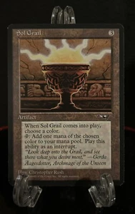 Vintage 1996 MTG Magic The Gathering Artifact Card Sol Grail Artist Proof AP LP - Picture 1 of 2