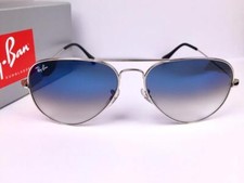 Ray-Ban Aviator 62mm Occhiali da Sole per Uomo - Light Blue Gradient (RB3025 003/3F 62-14)