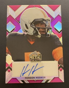 2022 Leaf Metal Draft HENDON HOOKER Purple AUTO Autograph RC /20