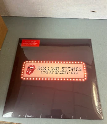 The Rolling Stones – Live At Racket NYC - White LP Vinyl NEW RSD B-4 - Image 1 of 2