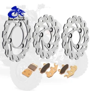 06-11 for Suzuki Quadracer 450 LTR450 LTR450Z Front Rear Brake Disc Rotors Pads - Picture 1 of 20