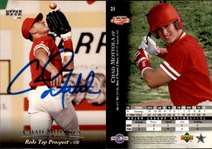 Chad Mottola Signed 1995 Upper Deck Minors #21 Card *Autograph Den* Auto