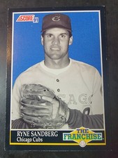 1991 Score The Franchise Ryne Sandberg  #862 Chicago Cubs *BUY 2 GET 1 FREE*