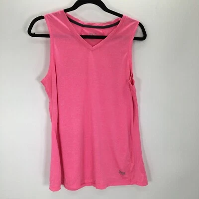 Camisa deportiva Everlast Top para mujer XL rosa cuello en V sin mangas ropa deportiva Foto 1 de 4