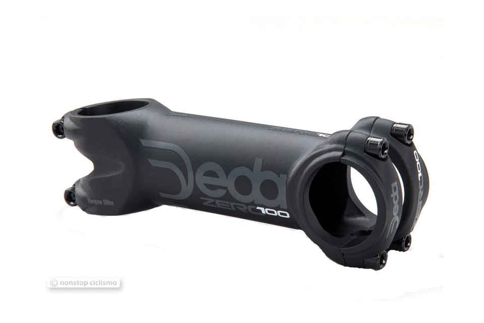 Deda Elementi ZERO100 +/-8° Alloy Road Stem : BLACK ON BLACK - Image 1 of 1