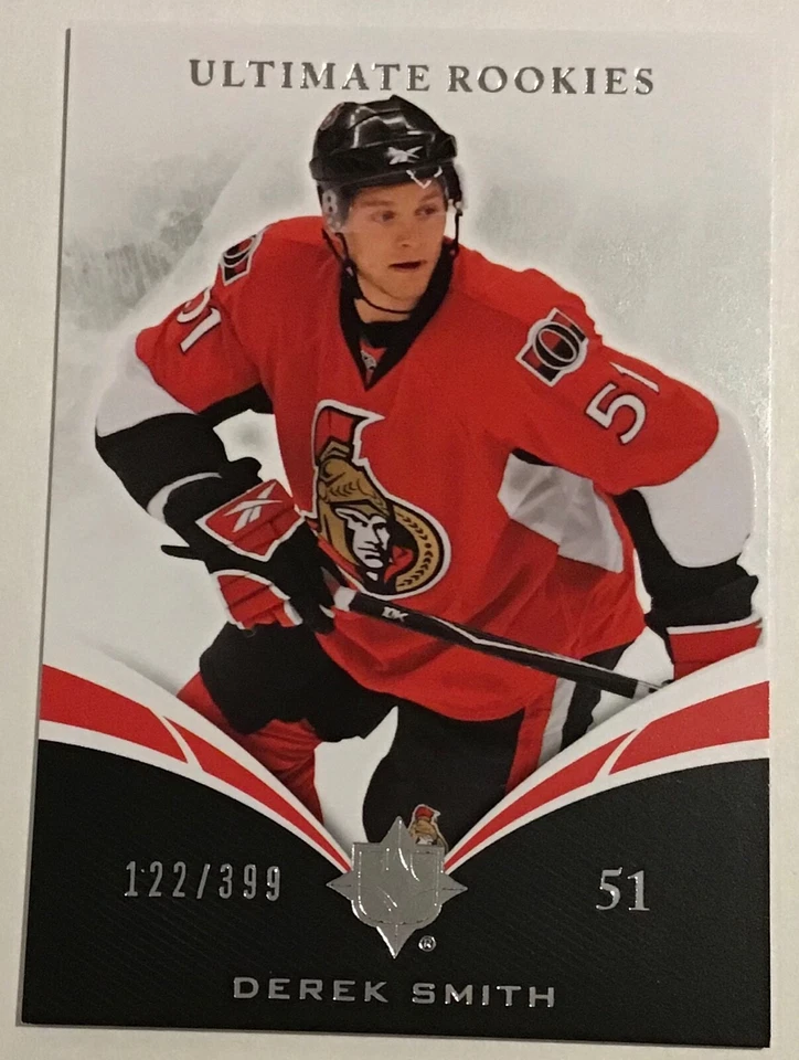 2010-11 DEREK SMITH UD ULTIMATE COLLECTION ROOKIE #92 SENATORS #122/399 - Image 1 of 2