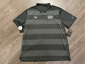 Nike NFL Tennessee Titans Crucial Catch Dri-FIT Polo Shirt On Field Golf XL NEW - Picture 1 of 6