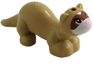 LEGO Dark Tan Ferret Bandit Animal Friends Pet Cute minifigure 42646 NEW 2025