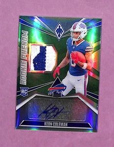 2024 Panini Phoenix Rookie Phenoms Jersey Autographs Green Keon Coleman RPJA-KCN - Bild 1 von 2