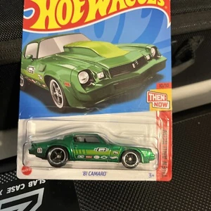 Hot Wheels 2022 Green ‘81 Camaro Super Treasure Hunt W/ Protector🏁 - Picture 1 of 5