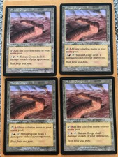 X4 Shivan Gorge - Urza's Saga - MTG Magic The Gathering - HQ Images 💥