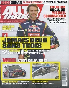 AUTO WEEKLY n°1836 21/12/2011 MICHAEL SCHUMACHER VERGNE WRC 2012 - Picture 1 of 1