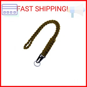 Heavy Duty Braided 550 Paracord Neck Lanyard Keychain for Men Women Outdoor Surv - Picture 1 of 2
