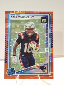 Panini Donruss Kyle Williams (RC) 2025 - Clasificado Novato Rojo Pandora Optic Patriots - Imagen 1 de 2