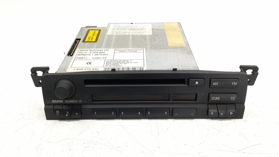 65126909882 SISTEMA AUDIO / RADIO CD / 1270509 PARA BMW SERIE 3 BERLINA E46 * - Imagen 1 de 4